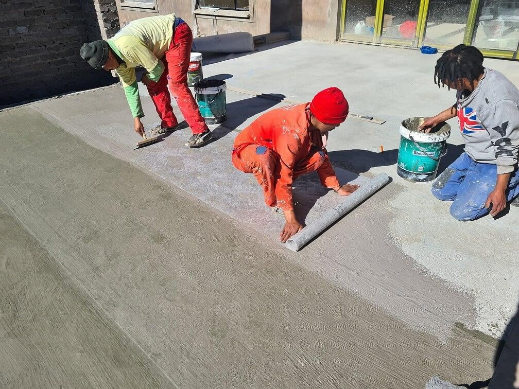 Sealing a deck