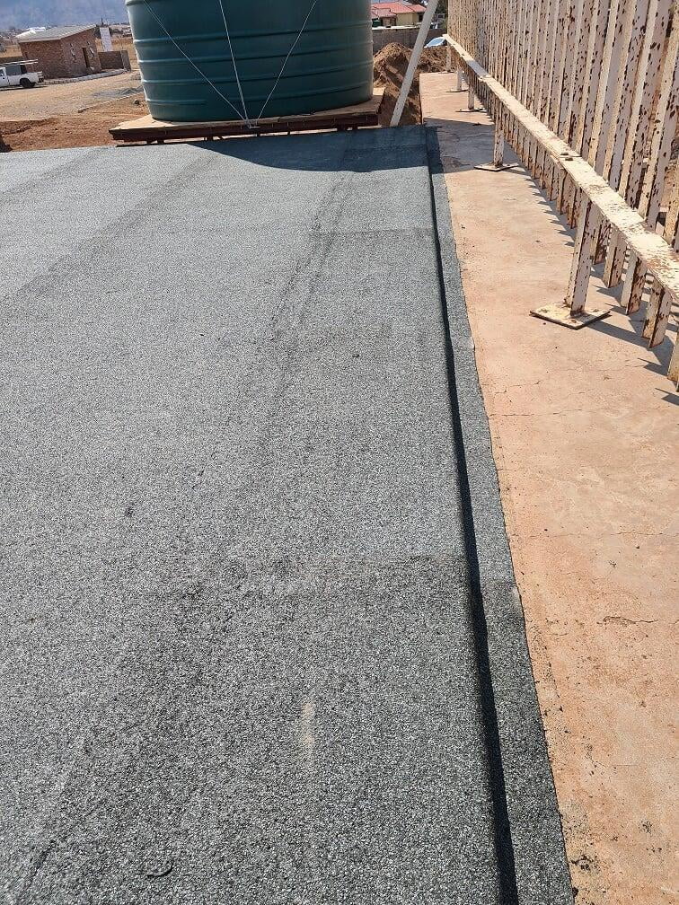 Finished waterproofing