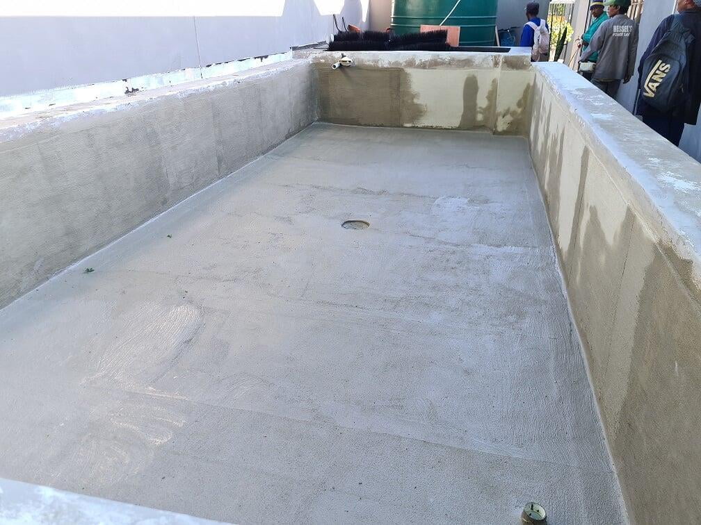 Sealed koi pond